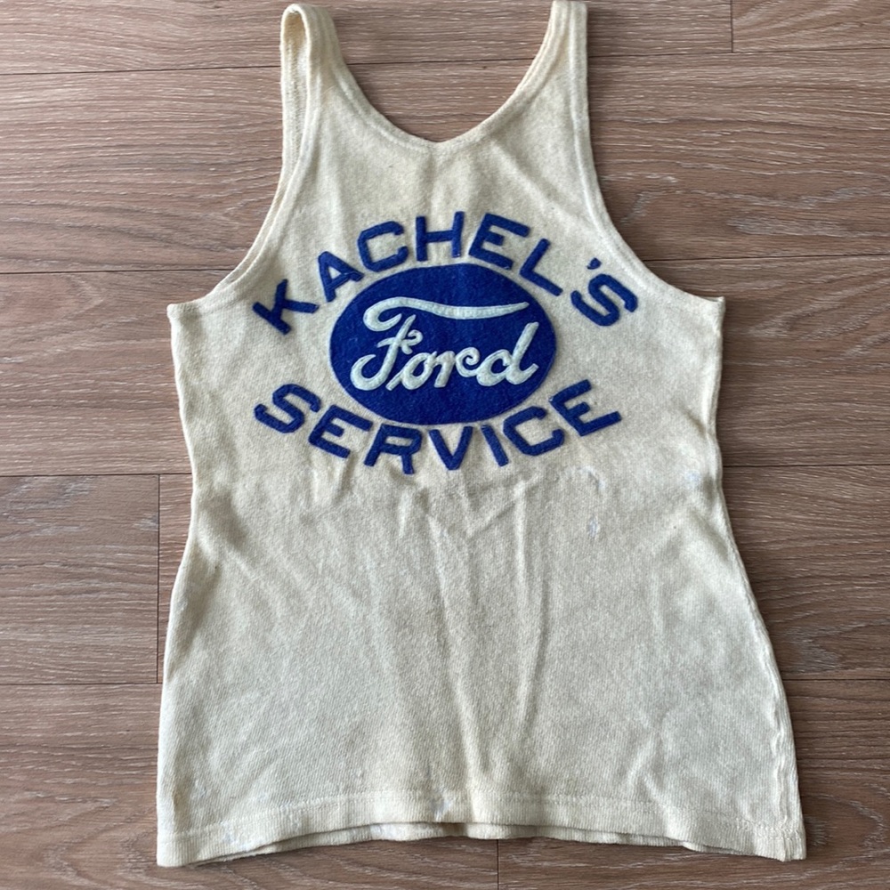 Antique Wool Basketball Jersey